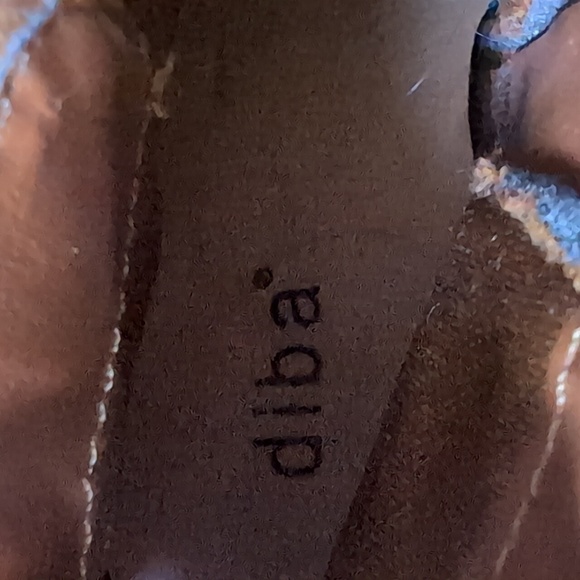 Diba Bronze Faux Suede Heeled Bootie Size 7 - Picture 5 of 6